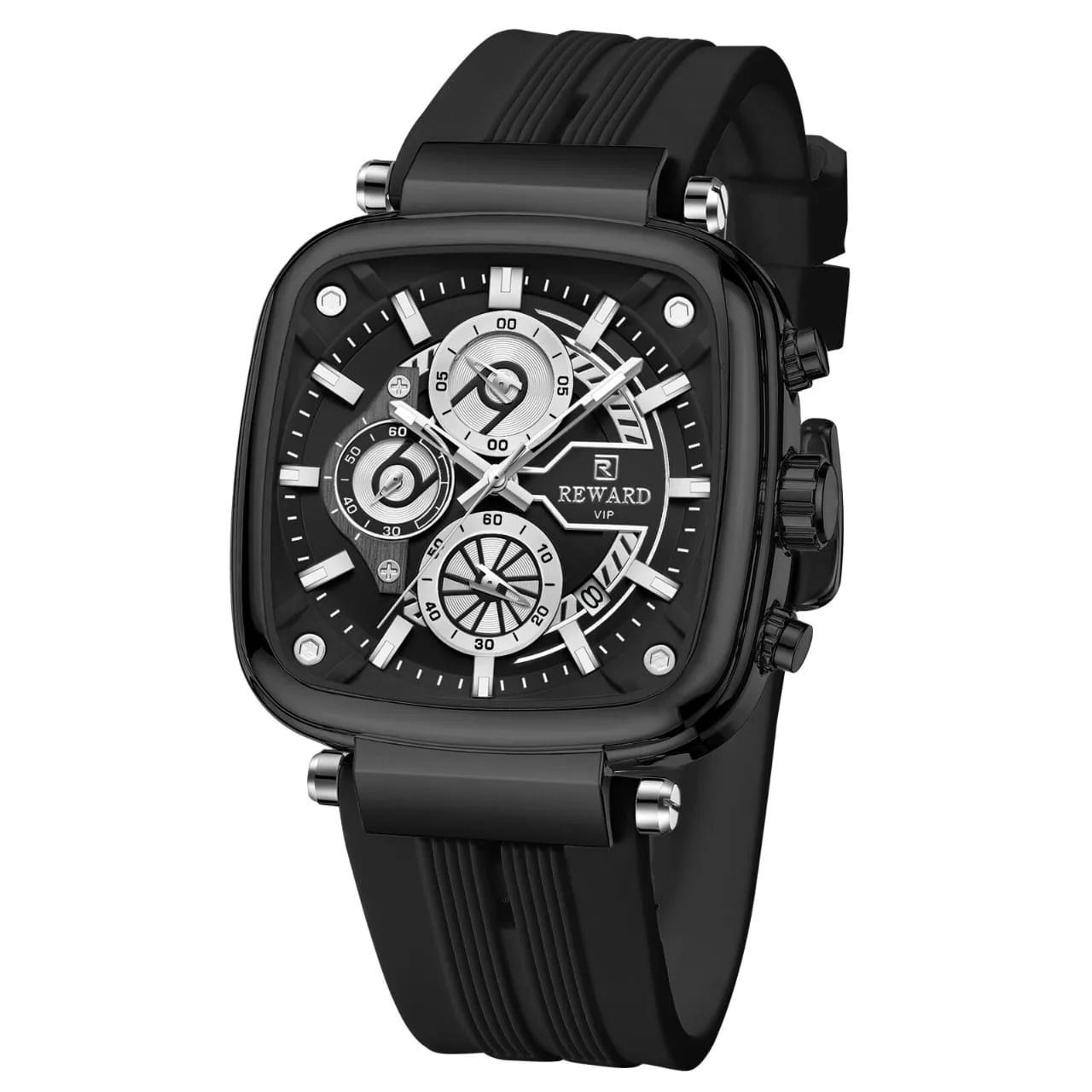 Reward RD831509M Men's watch (All Black Edition) — Men's Watch India