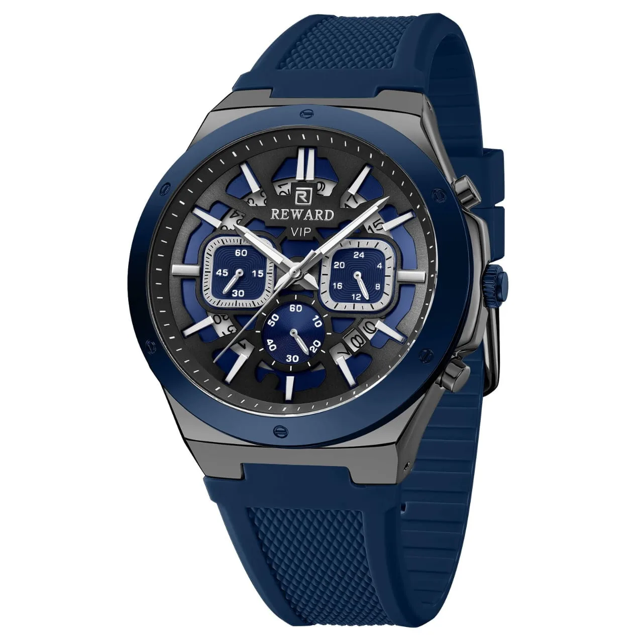Reward RD832257M Men's Quartz Watch (Blue & Gunmetal Edition) — Men's Watch India